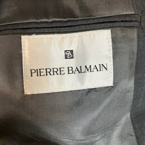 Pierre Balmain 100% Wool Double Breasted Sport Coat Blazer Made in USA - Picture 4 of 9